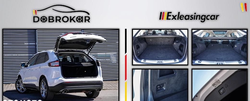Ford EDGE cena 89900 przebieg: 123624, rok produkcji 2017 z Bieruń małe 667